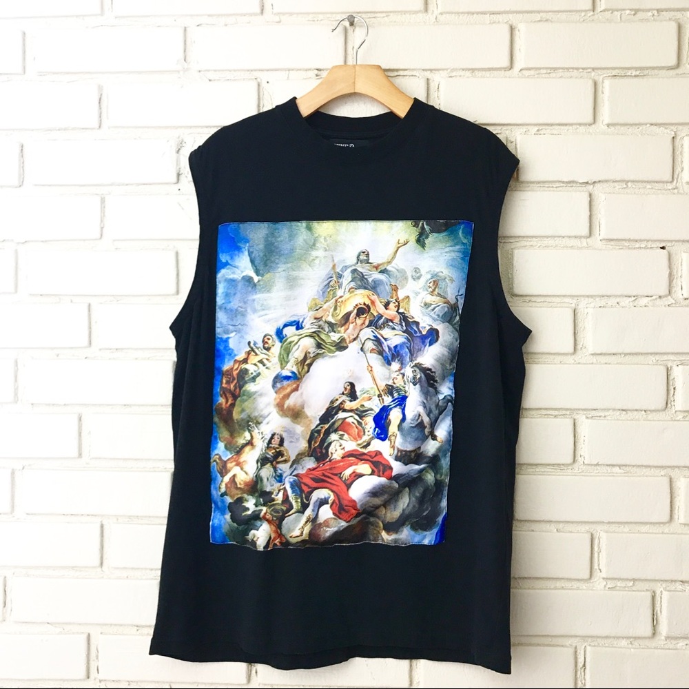 DNine Reserve - Black Sleeveless Tee Heaven Scene